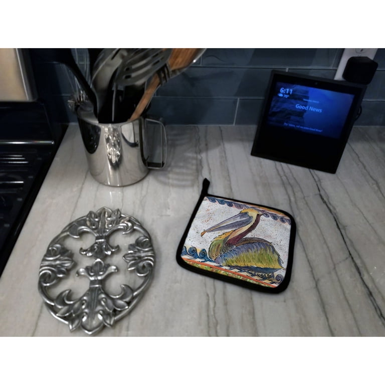 Caroline's Treasures SB3043PTHD Pair Of Pot Holders, 7.5HX7.5W, Multicolor