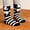 Black, variant on Socks for Everyday Comfort 3D Knit Animal Hugging Sloth Socks for Adults and Kids Cozy Warm Wearable Home Casual Footies
