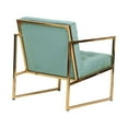 thumbnail image 4 of Velvet Accent Chair - Tufted Armchair with Gold Legs - Modern Living Room Chair, 4 of 5