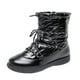 thumbnail image 2 of Botas de invierno para mujer antideslizantes más botas de nieve cálidas de terciopelo botas de plumas botines impermeables Wmkox8yii  ghj1111, 2 of 9