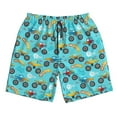 thumbnail image 5 of Goofa Cartoon Monster Truck Printed Mens Swim Trunks Summer Quick Dry Short Beach Swimwear Bathing Suits-3X-Large, 5 of 9