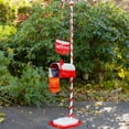 thumbnail image 6 of Zaer Ltd. 6ft. Tall Red Decorative Candy Cane, North Pole, Santa Christmas Mailbox with Hanging Sign, 6 of 7