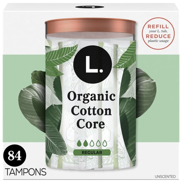 Tampons L. Cotton Regular Absorbency, paquete de 42 x 2 (84 unidades)