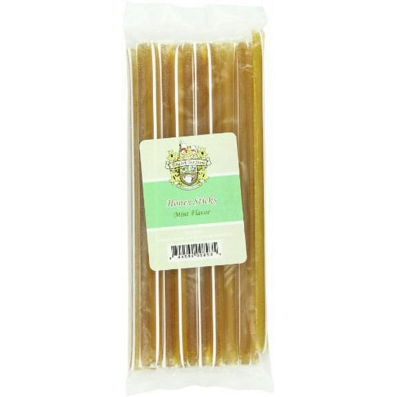 English Tea Store Honey Sticks | All-Natural Honeystix With Gluten-Free Grade A Honey | Mini Honey Sticks For Tea, Cake Pops Or Snacks | Portable Sweet Treat | Mint Flavored Honey Sticks - 20 Count