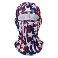 thumbnail image 3 of Flag Print Full Face Riding Hood Sports for Sun and Sweat Absorption, 3 of 7