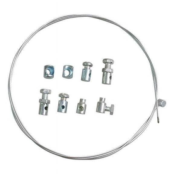 Liukekj 1 Set Stainless Steel Motorcycle Cable Repair Kit Universal Bike Brake Cable Housing Kit Motorcycle Cable Replacement for Inner Clutch Cable Repair