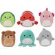 thumbnail image 2 of Squishville by Squishmallow Mini Plush Sealife Squad, Seis animales de mar de 2” Soft Mini Squishville Squishville, 2 of 2