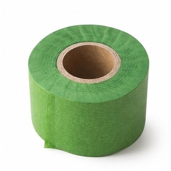CIMAXIC Green Crepe Paper Roll for Party Streamers Game Props and Wrapping Bouquet Crafts