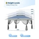 thumbnail image 2 of QinaQin Gazebo plegable de 3 x 3 m con doble techo y mosquitero, incluye 4 sacos de arena y bolsa de transporte, altura ajustable para jardín o eventos, 2 of 7