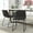 Gray LeatherSoft/Black Frame, variant on Flash Furniture Butler Faux Leather Dining Chair, Set of 2, Gray/Black