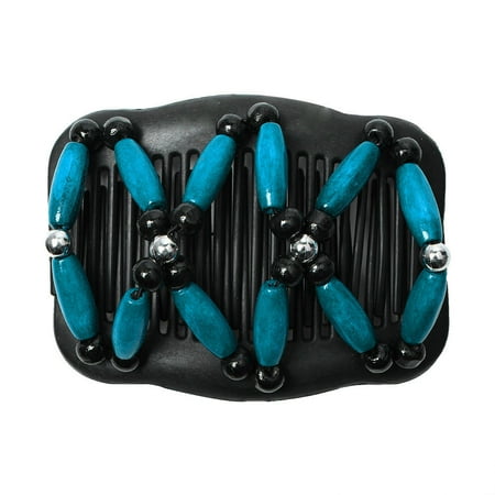 Tuscom Women Thick Hair Clip Combs Vintage Double Clips Waterproof