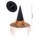 thumbnail image 5 of Sombrero de bruja Sombrero de Halloween para mujer con velo Accesorios de disfraz de bruja adulta Fiesta, 5 of 5