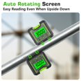 thumbnail image 3 of Huepar Digital Level Angle Gauge Mini Angle Finder Level Box with V-Groove Magnetic Base&Backlight LCD Bevel Gauge Inclinometer fo, 3 of 9