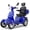 Blue, variant on QEEKA Heavy-Duty All Terrain 4-Wheel Mobility Scooter, Black, 500 lb Limit