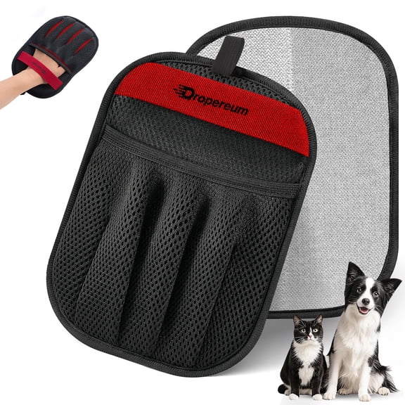 Reusable Pet Hair Remover Glove for Laundry Furniture Couch Carpet Cat Dog Fur Cleaner Mitt Tool Pad