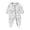 Grey, variant on Ticikt Baby Footed Pajamas with Mitten Unisex Cotton Snap-up Romper Jumpsuit Sleep and Play 0-9 Months Footies,Color:Grey,Size:6-9 Months
