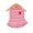 Pink, variant on Summer Dog Dress Puppy Sleeveless Striped Strawberry T-Shirt Tutu Skirt Pet Princess Outfit for Small Medium Cat Dog