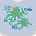 thumbnail image 4 of Inktastic My Aunt Loves Me Octopus Boys or Girls Baby Bib, 4 of 4