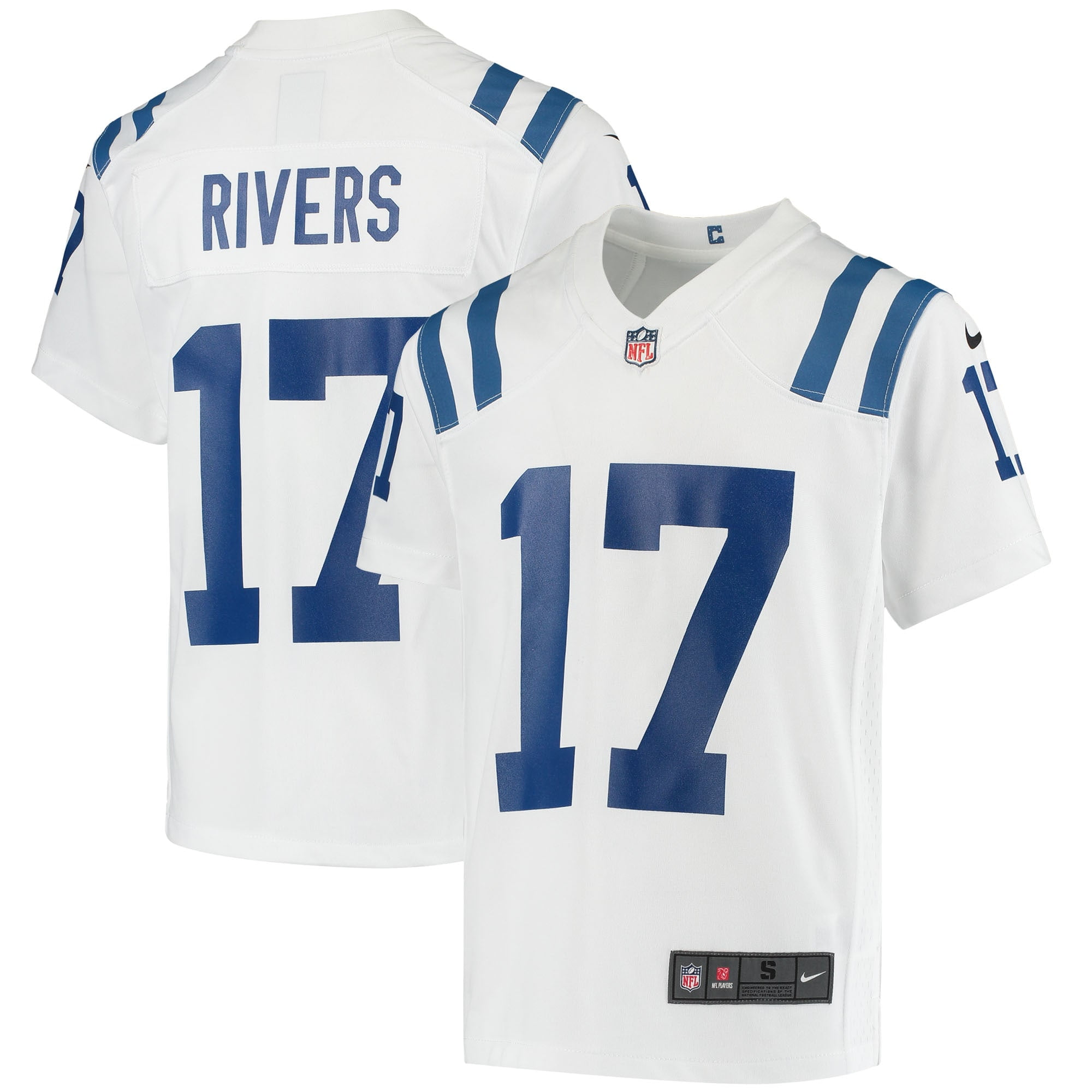 Philip Rivers Indianapolis Colts Nike Youth 2020 Game Jersey - White ...