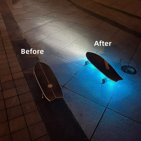 LED Lamp for Scooter Night Riding, Skateboarding Equipment Accessories