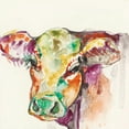 thumbnail image 2 of Goldberger, Jennifer 20x20 White Modern Wood Framed Museum Art Print Titled - Hi Fi Farm Animals I, 2 of 4
