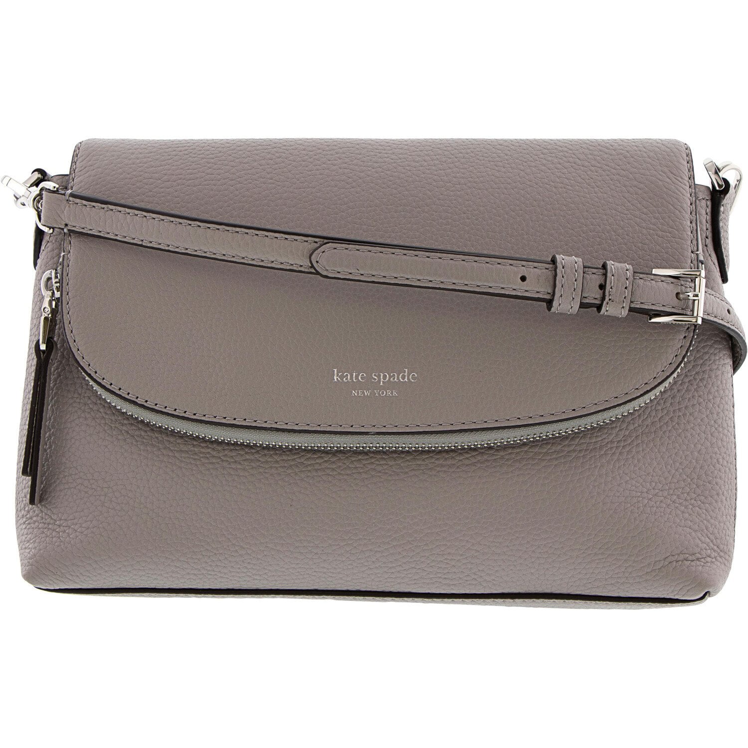 Kate Spade Women's Large Polly Leather Crossbody Bag Cross Body True