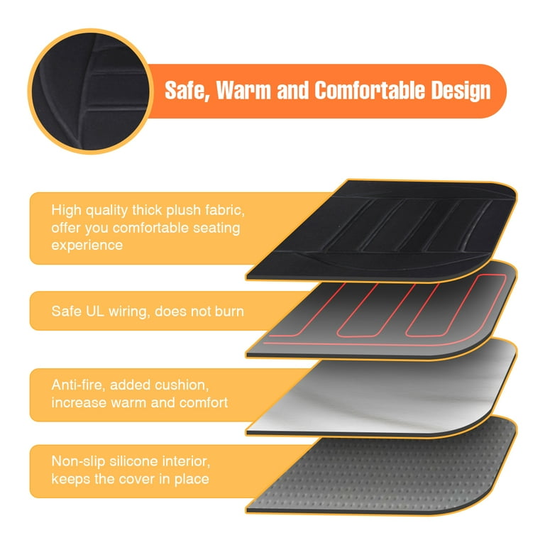 2-Seat Car Seat Pad  Keep Warm and Cozy on Cold Car Rides Instantly! –  Blueskychariots