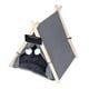thumbnail image 4 of Tipi para mascotas Fernando tienda para gatos cama Con cojín refugio semicerrado transpirable Casa para perros nido de invierno para cachorros interior gris, 4 of 8