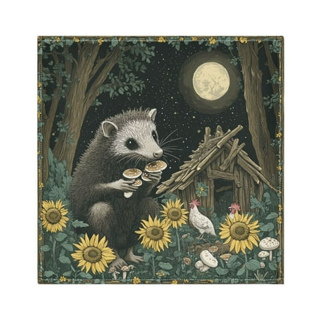 

WOBOGO Extra Large Possum Cloth Napkins 4 Pieces Soft Elegant Touch Durable Absorbent Quick Drying for Elegant Dining