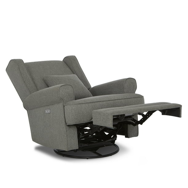 Evolur Phoenix Upholstered Seating Wing Back Glider Swivel, Rocker