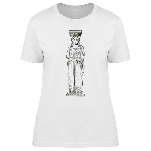 Caryatis From The Erechtheum T-Shirt Women -Image by Shutterstock, Female x-Large