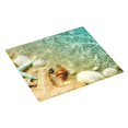 thumbnail image 2 of Honeii Starfish And Seashell for Dish Drying Mat for Kitchen Counter, Non-slip Rubber Backed, Hide Stain Kitchen Super Absorbent Draining Mat, Dish Rack Pad, 2 of 8
