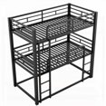 thumbnail image 4 of [Sturdy & Space Saving] Restonic Bunk Bed Featuring Metal Slats & Guard Rails, 4 of 8