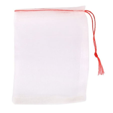 

20ps Fine Mesh Filer Bag Reusable Media Drawstring Pouch Nylon Food Strainer for Fruit Nut Kitchen Tool