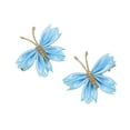 thumbnail image 1 of Pinzas para el cabello jinwen 2 piezas mariposa accesorios para peinados ligeros Azul satinado, 1 of 8