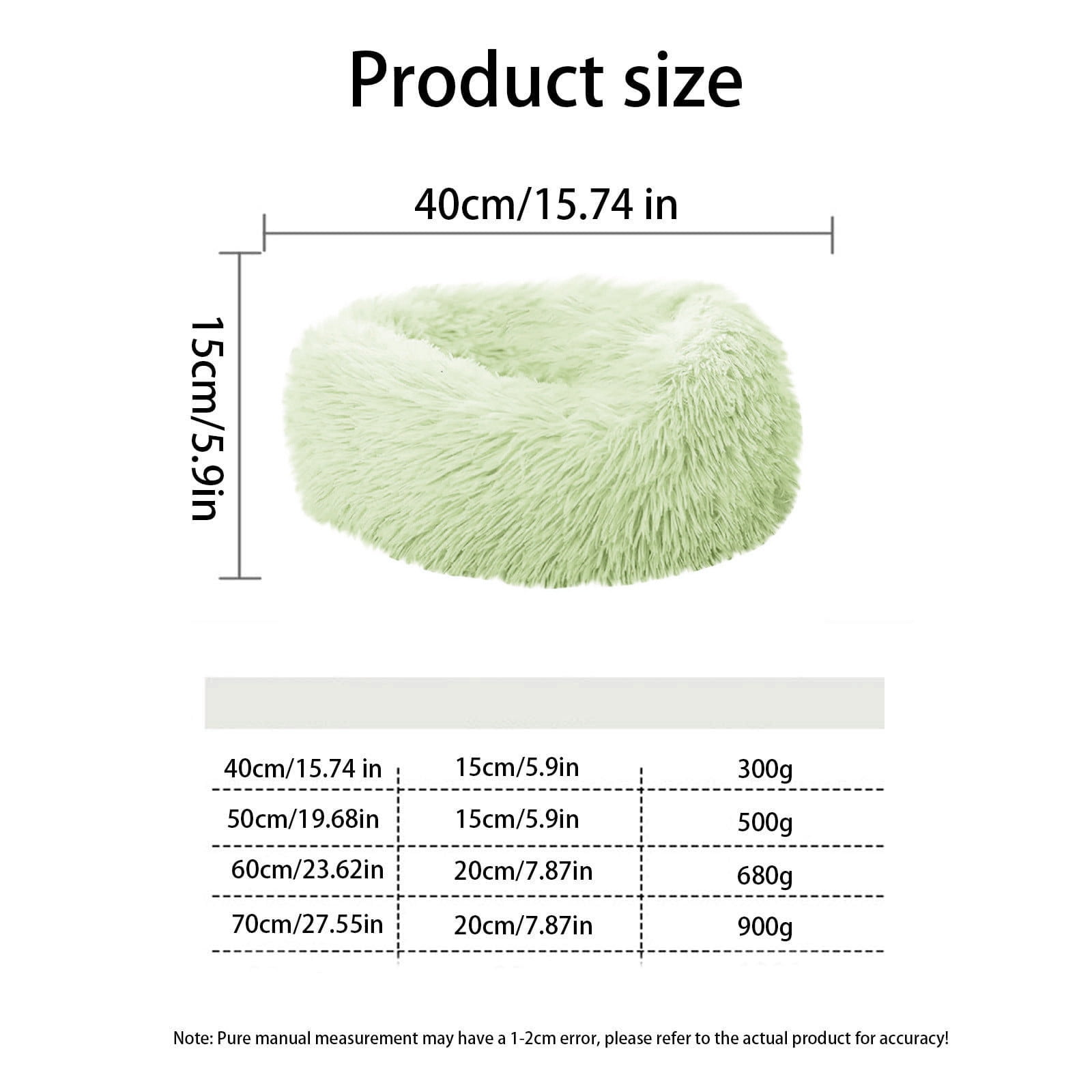 Orthopedic Calming Dog Bed for All Sizes Cozy Round Washable Pet Bed with Non- Base and Interactive Cat Teaser Toy