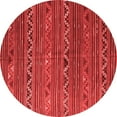 thumbnail image 1 of Ahgly Company Indoor Round Oriental Red Traditional Area Rugs, 8' Round, 1 of 4