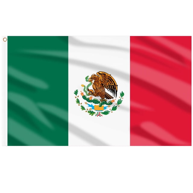 Bandera AhfuLife México 91 x 152 cm de doble cara, 4 piezas