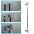 thumbnail image 5 of HONEIER Bathroom Towel Bar, 20 Inch Towel Racks for Bathroom Wall Mounted, Modern Heavy Duty Stainless Steel Bath Towel Holder, 2/3 Layer, 5 of 10