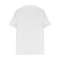 thumbnail image 4 of Posijego Womens Plus Size Tops V Neck Short Sleeve T-Shirts Loose Plain Basic Tee Tshirts for Women, 4 of 5