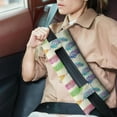 thumbnail image 2 of Portable Seat Belt Pillow Post-Surgery Cushion for Car Rides, Easy to Install (Vintage Fashion), 2 of 7