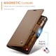 thumbnail image 5 of CaseMe Funda de Cuero para Samsung Galaxy S26+ 5G con Bloqueo RFID, para Samsung Galaxy  S26+ 5G Funda para Mujer y Hombre, Tarjetero con Cierre Magnético, Funda Tipo Folio, Marrón,, 5 of 11