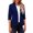 Dark Blue, variant on XWSHYW Jackets for Women Fashion Solid Color 3/4 Sleeve Blazer Leisure Slim Fit Business Outfits for Work
