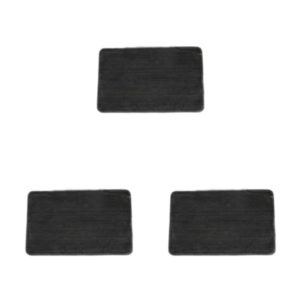 Wosthever Alfombra antideslizante para baño, suelo de baño, seguro, duradero y , absorbe rápidamente el agua, gris oscuro, 40*60CM Type1 NO1