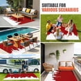 thumbnail image 4 of Abstract Red Outdoor Rug for Patio/Deck/Porch, Non-Slip Large Area Rug 5 x 8 Ft, Modern Minimalist Graffiti Artwork Indoor Outdoor Rugs Washable Area Rugs, Reversible Camping Rug Carpet Runner, 4 of 8