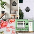 thumbnail image 5 of Rose Pot Metal Wall Art Decor Matte Style Wall Hanging Decor Silhouette Wall Art for Kitchen Home Garden Hotel Office Wall Festival Decoration Gift 9.41×11.8 Inch Black, 5 of 7