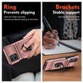 thumbnail image 6 of Decase Case for Motorola Moto G (2023),TPU+PC,Built-in Magnetic Kickstand,with Card Holder Dual-Layer Design Heavy Duty Shockproof Protection Phone Case for Motorola Moto G (2023),Rosegold, 6 of 7