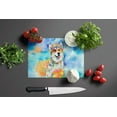 thumbnail image 3 of Alaskan Malamute Hippie Dawg Glass Cutting Board Large 12 in x 15 in, 3 of 5