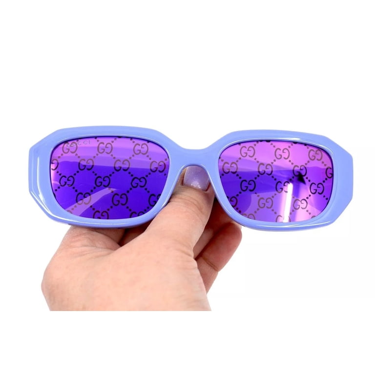 Gucci GG1535S 004 55mm Geometric Sunglasses Women display picture 2