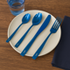 thumbnail image 4 of Set de Cubiertos Ideen de Acero Inoxidable Color Azul para 4 personas - 16 piezas, 4 of 4